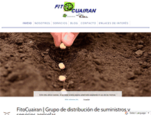 Tablet Screenshot of fitocuairanagricola.com